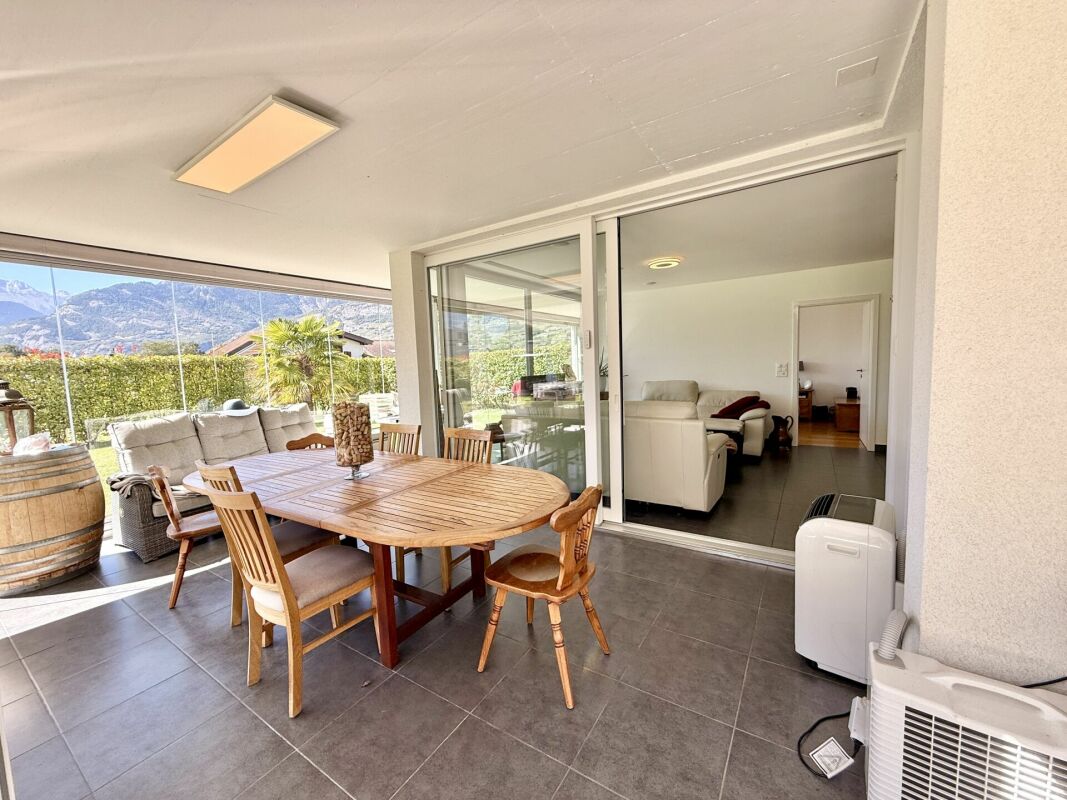 Appartement en plain-pied au centre de Conthey