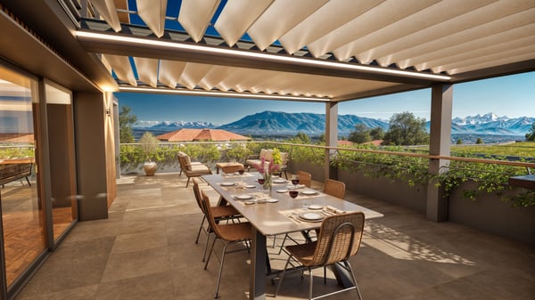 Attique de 160m2 avec terrasse de 70m2 à Ornex 3
