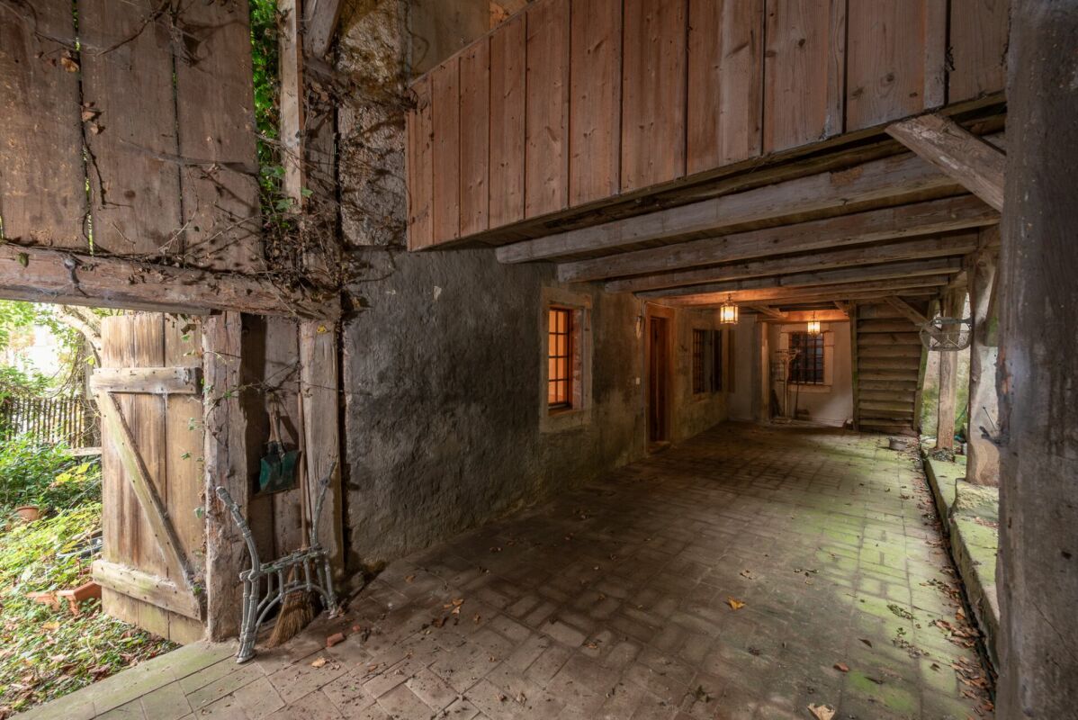 Farmhouse with outbuilding
