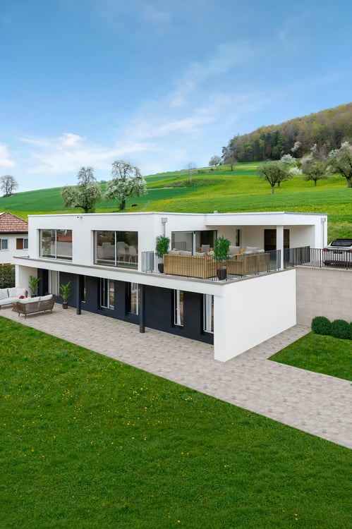 Neubau im Grünen mit Weitsicht 1