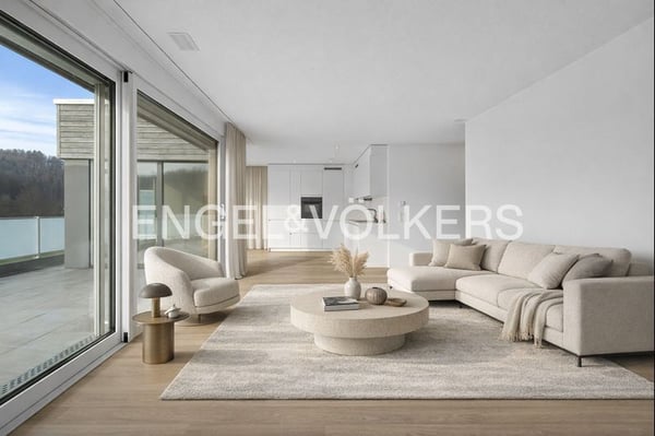 Topmoderne Attikawohnung in idyllischer Umgebung 1