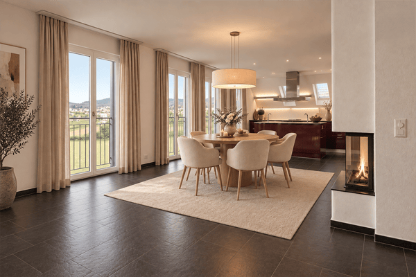 Grosszügige 5.5-Zimmer-Maisonette-Wohnung mit Weitsicht