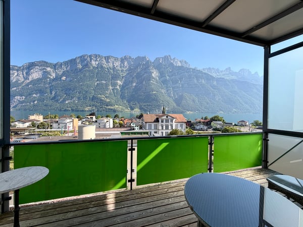 Exklusives Attika-Maisonette-Loft mit See- & Bergpanorama in Murg am W 12