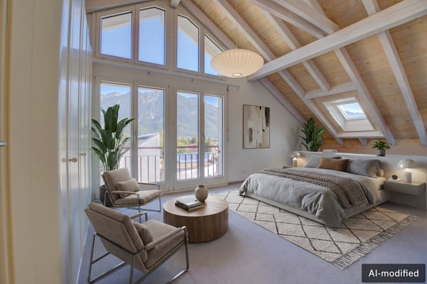 5.5-Zi. Attika-Maisonettewohnung mit Galerie, Südbalkon & Bergpanorama 8