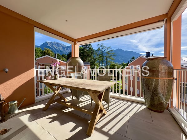 Luxuriöse 5.5 Zimmer-Dachwohnung im Föhrenwaldpark Bad Ragaz