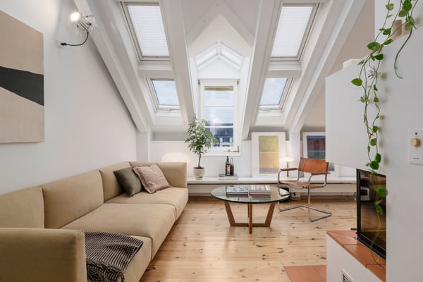 Dach-Maisonette plus Anteil Gewerbeeinheit 6