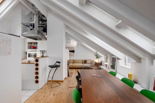 Dach-Maisonette plus Anteil Gewerbeeinheit 3