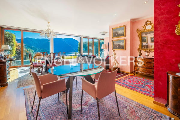 Prestigioso appartamento con giardino e vista lago 5