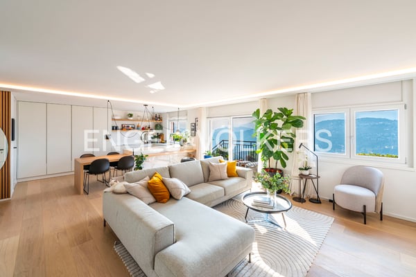 Prestigiose Eck-Reihenhausvilla mit Terrasse und Seeblick 6