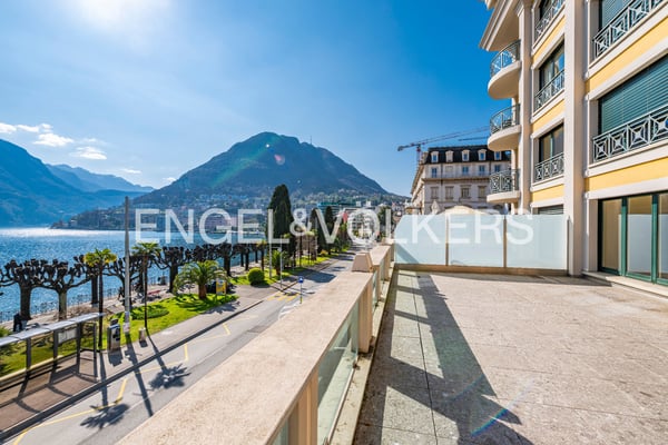 Appartamenti in prima fila a lago a Lugano - unità 9 1