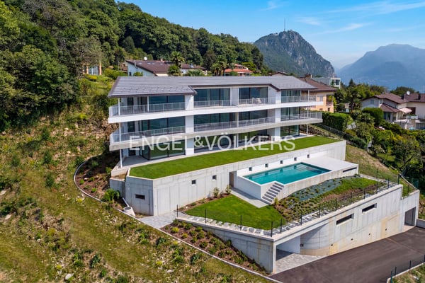 Moderno appartamento con incantevole vista lago a Carona 4