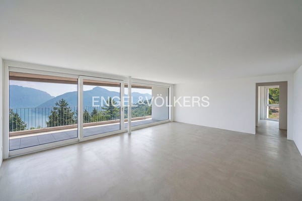 Moderno appartamento con incantevole vista lago a Carona 5