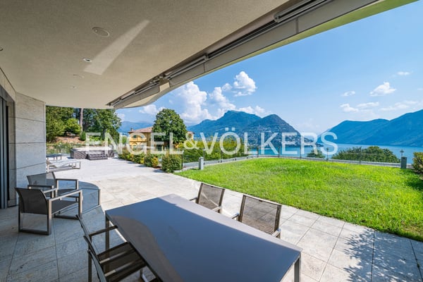 Esclusivo appartamento con giardino e vista lago 2