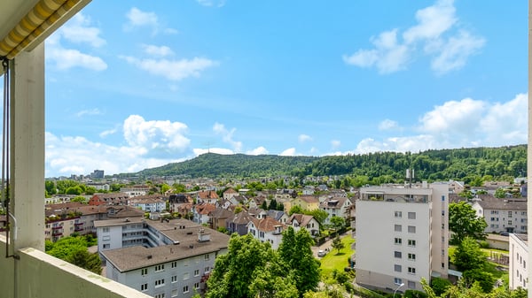 Sonnige Ruheoase mit Blick Richtung Höngg und Uetliberg 1