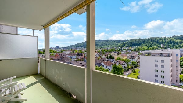 Sonnige Ruheoase mit Blick Richtung Höngg und Uetliberg 9