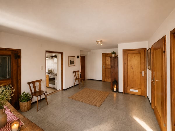 Alpine Idylle in Tschlin: Grosszügiges Engadinerhaus mit Stall 4