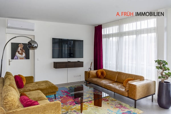 Maisonettewohnung mit Stil: Modernes Wohnkonzept und sonnige Balkone 6