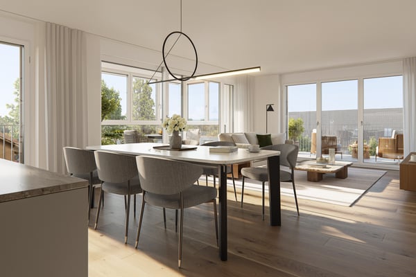 4.5 Zimmer Neubau-Attikageschosswohnung mit Weitsicht 1