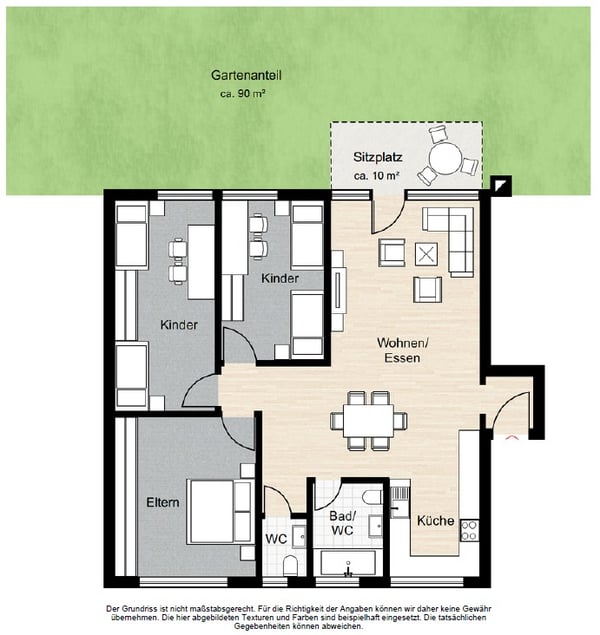 Attraktive 4.5-Zimmer-Gartenwohnung in ruhiger Wohnlage 6