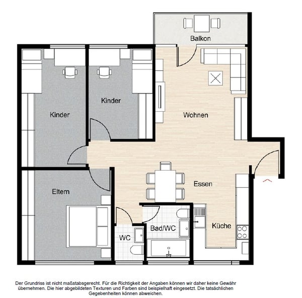 Attraktive 4.5-Zimmer-Wohnung im Dachgeschoss 6