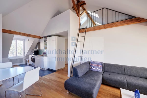 Wunderschöne Dachwohnung mit Galerie in der vorderen Länggasse! 4