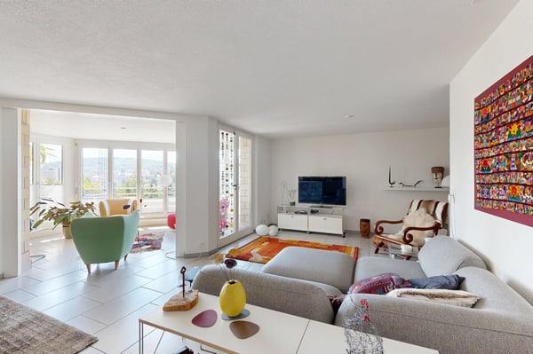 3.5-Zimmer Maisonettewohnung mit unverbaubarem Ausblick 3