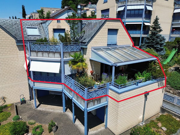3.5-Zimmer Maisonettewohnung mit unverbaubarem Ausblick 1