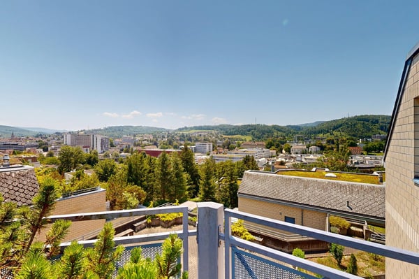 3.5-Zimmer Maisonettewohnung mit unverbaubarem Ausblick 2