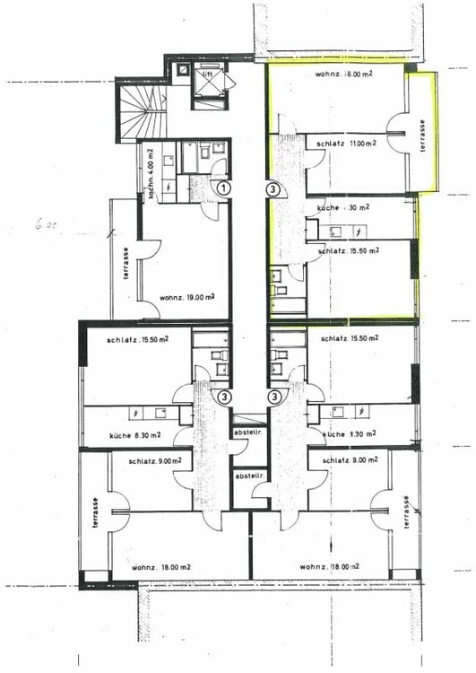 Nähe Matthäuskirche - moderne 1-Zimmerwohnung im 4.OG mit Lift 11