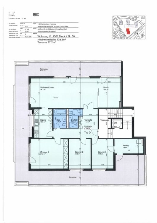 Wohnen im Fürstenrain - moderne 1 1/2-Zimmer-Dachwohnung 14
