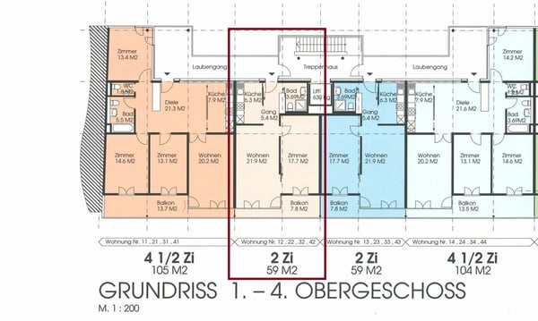Alterswohnung beim Marienhaus - helle 2-Zimmer-Alterswohnung in Kleinbasel 9