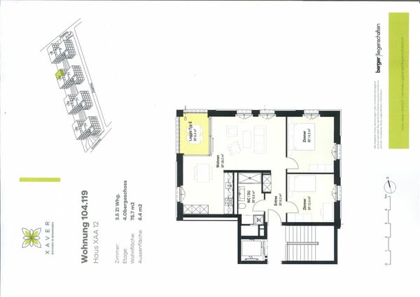 Xaver-Areal, Binningen - moderne 3 1/2-Zimmerwohnung zu vermieten 11