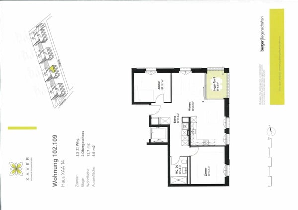 Xaver-Areal, Binningen - moderne 3 1/2-Zimmerwohnung zu vermieten 11