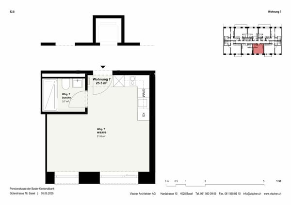 Erstvermietung nach Neuausbau - 1 ½-Zimmer-Wohnung im Gundeli (nähe Bahnhof SBB) 6