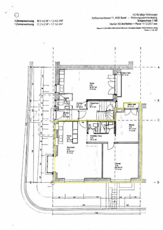 Nähe Zoo Dorenbach - grosszügige 3-Zimmer-Wohnung im EG 3