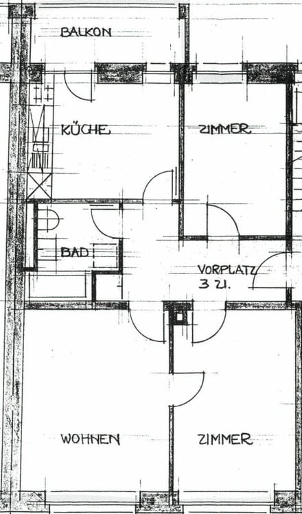 Nähe Messe und Wettsteinplatz - freundliche 3 Zimmerwohnung in Basel 9