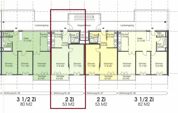geräumige, helle 3-Zimmer-Wohnung in Kleinbasel zu vermieten 10