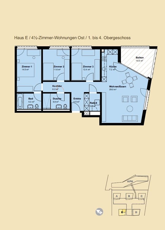 grosszügige Wohnung mit Sicht ins Grüne 10