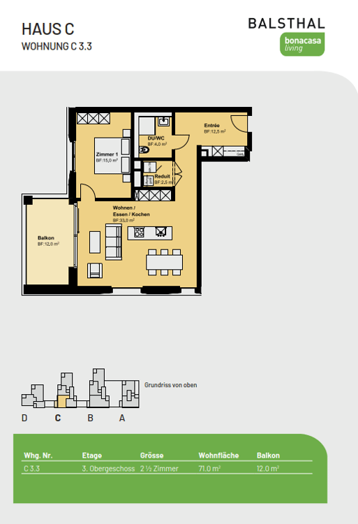 moderne und smarte 2.5-Zimmerwohnung 13