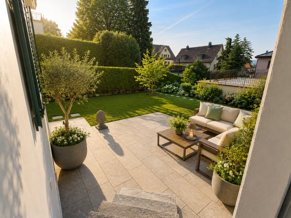 Villa am Zürichberg mit Blick auf die Stadt, See und Berge 6