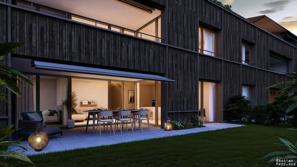 4 appartements de 1.5 pièces avec terrasse et jardin privatif 3