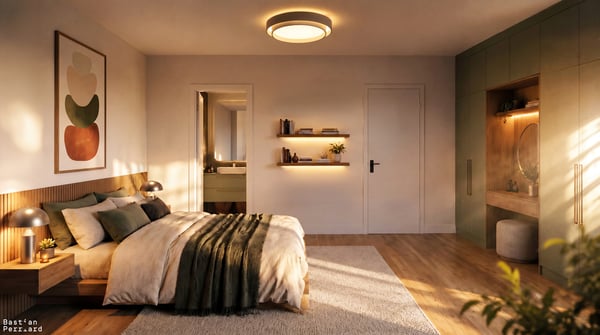 2 villas mitoyennes de 3 pièces en extrémité 4