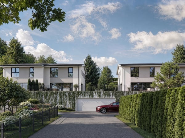 Villas jumelées de 144 à 155 m² au coeur de la Gruyère
