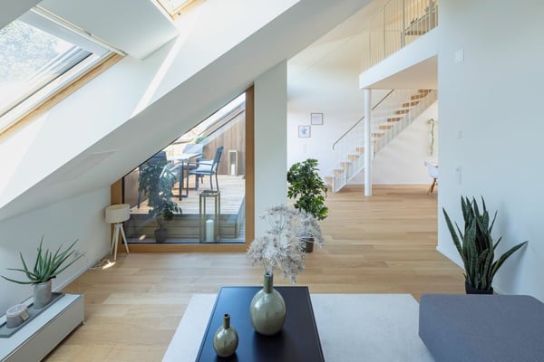 Grosszügige Dachwohnungen mit zwei Terrassen + schönem Ausblick 2