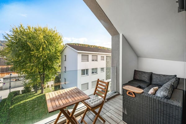 Stilvolle und grosszügige 1.5-Zimmer Dachwohnung mit 2 Loggias 9