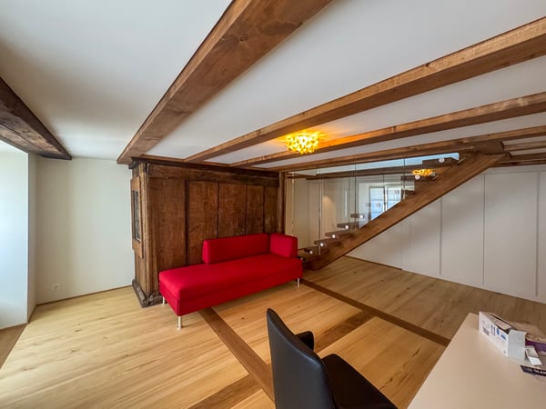 Wohnen im Denkmal: Stilvolles Luxus-Dach-Duplex-Bijoux 4