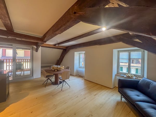 Wohnen im Denkmal: Stilvolles Luxus-Dach-Duplex-Bijoux 6