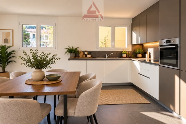 4.5 locali con giardino / 4.5 - Zimmerwohnung mit Garten 2