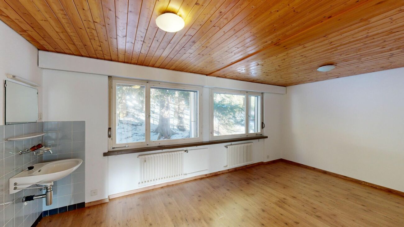 Naturnah: Familienhaus in Davos Laret