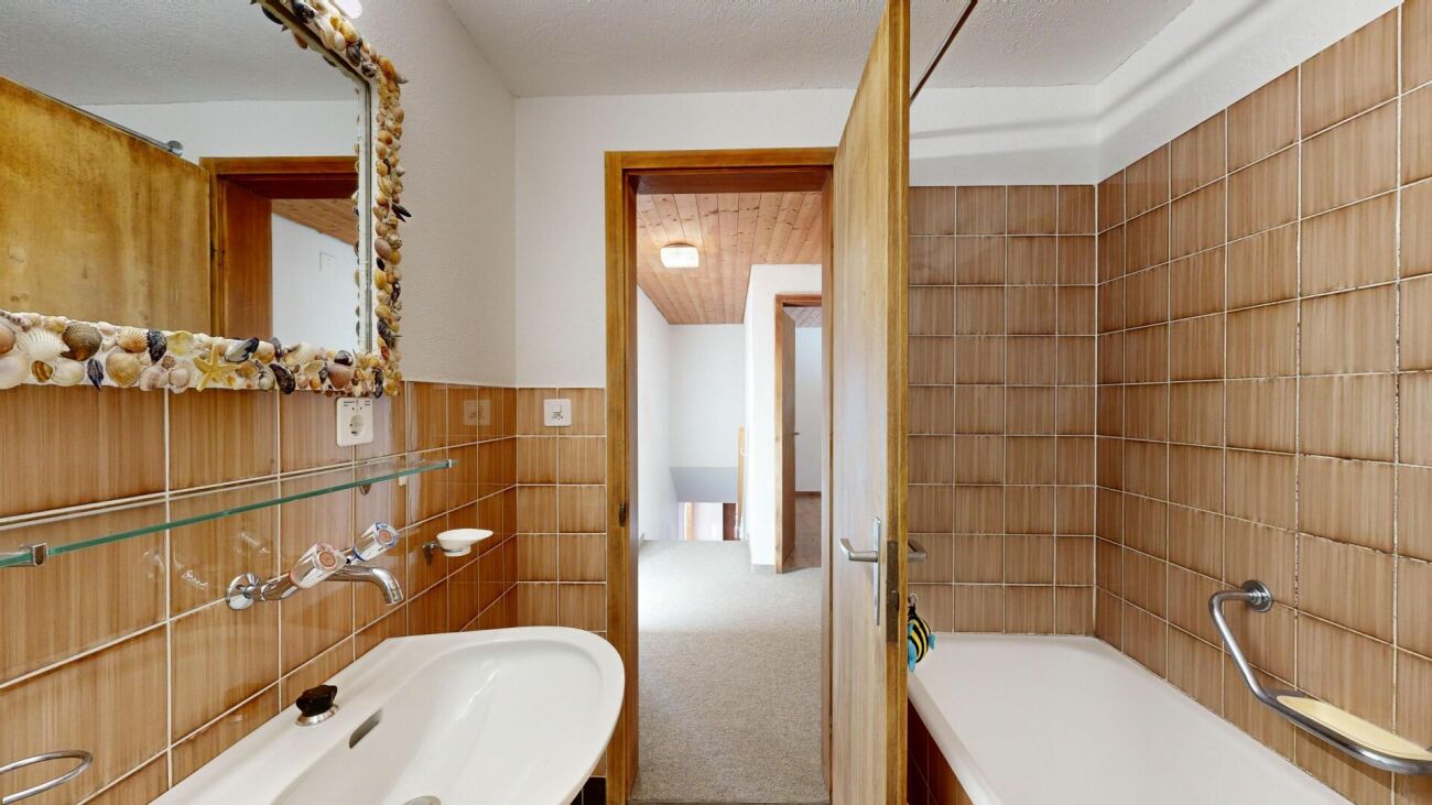 Naturnah: Familienhaus in Davos Laret